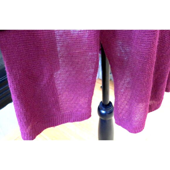 Simply Vera Vera Wang Lightweight Open Front Long Cardigan M EUC - Picture 3 of 10